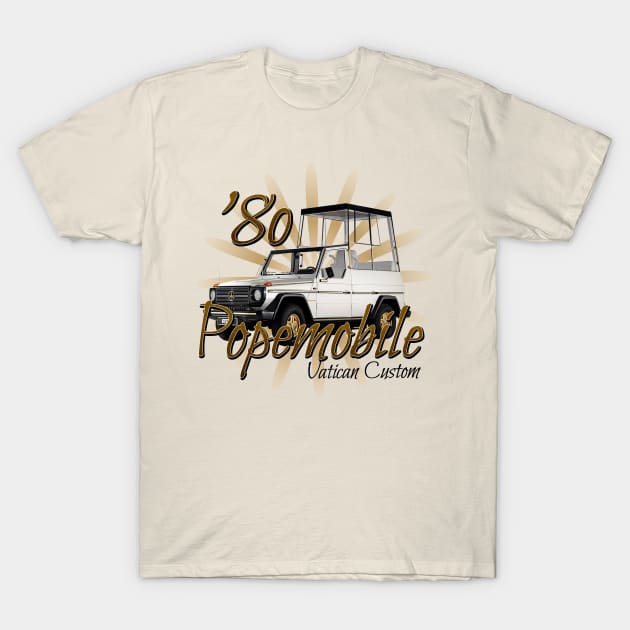 Popemobile T-Shirt by ILLannoyed 